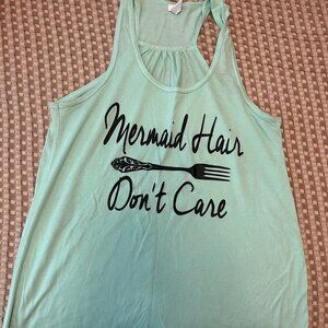 "Mermaid Hair Don't Care" Tank Top